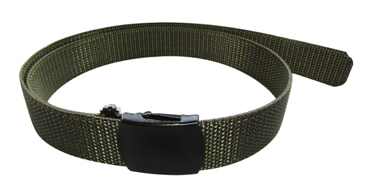 Pin Buckle Belt (Olive Green) - NEW