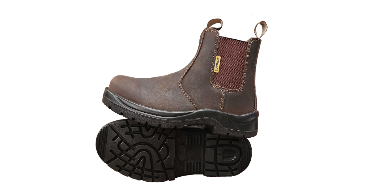 Brown Pride Chelsea Safety Boot – South African Military Surplus