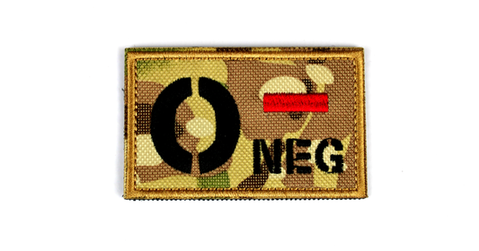 Camo Blood Patch O Negative