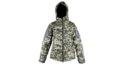 Black Brown Digi Soft Shell Jacket