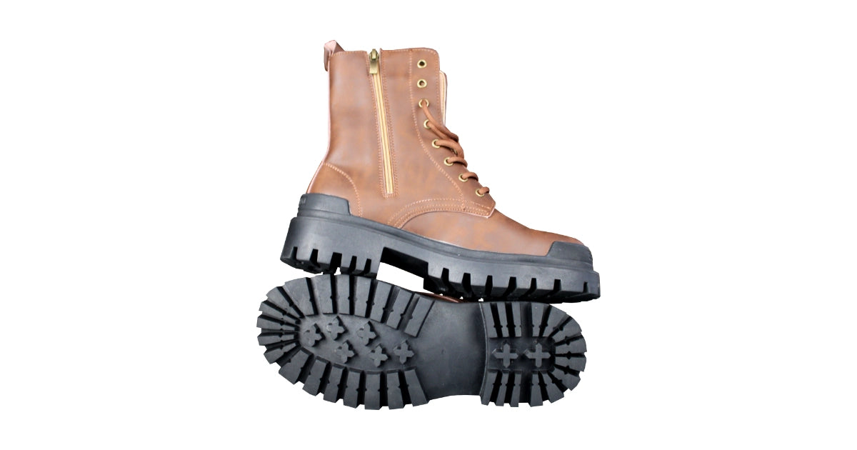 Brown Moerbai Boots with Zip