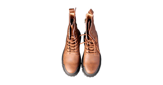 Brown Moerbai Boots with Zip